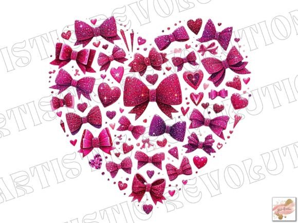 Charming Coquette Bows & Hearts: A Designer's Valentine Asset