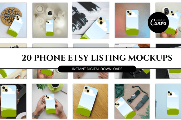 Phone Etsy Canva Mockup: Your Template for Digital Success