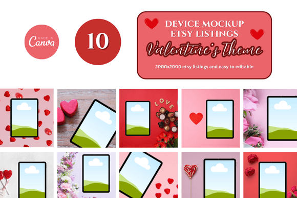 Tablet Canva Mockup Template: Elevate Your Digital Product Listings