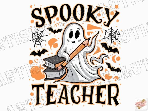 Teacher Spooky Season Halloween Ghost: A Designer's Guide to Festive Branding