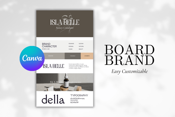 The Ultimate Brand Board Canva Template for Consistent Design