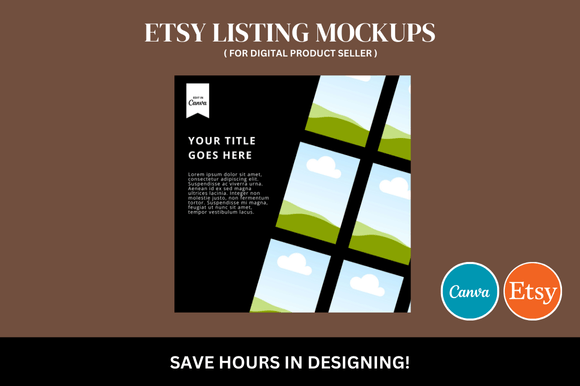 Transform Your Etsy Shop with Ebook Etsy Canva Mockups