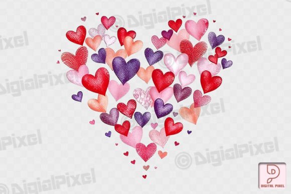 Unleash Your Creativity with Watercolor Valentine Heart Shape