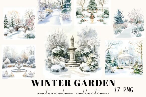 Winter Garden, Snowy Scenery: Crafting a Festive Visual Identity